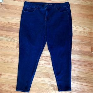 Plus Size -Melissa McCarthy Dk Ws Skinny Jeans 22w